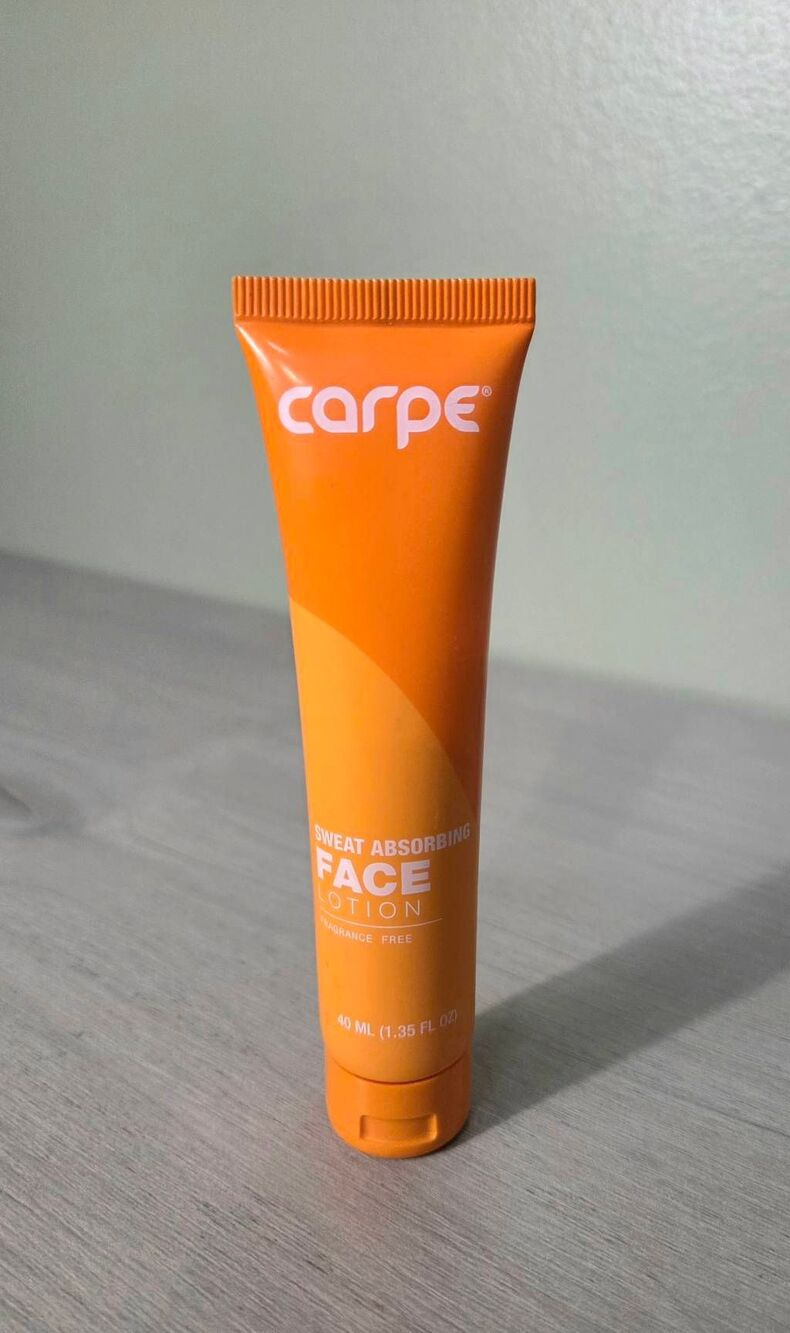 Carpe Sweat Absorbing Face Lotion Fragrance Free 40ml 1.35 fl. oz.